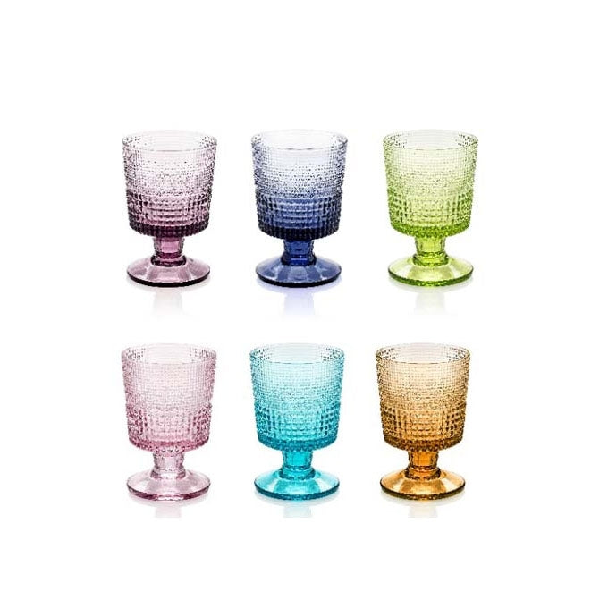 IVV Speedy Set of 6 Goblets Assorted Colours
