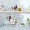 SERVE SALAD SET & OAK BASE Ø27CM CLEAR * - Image 5