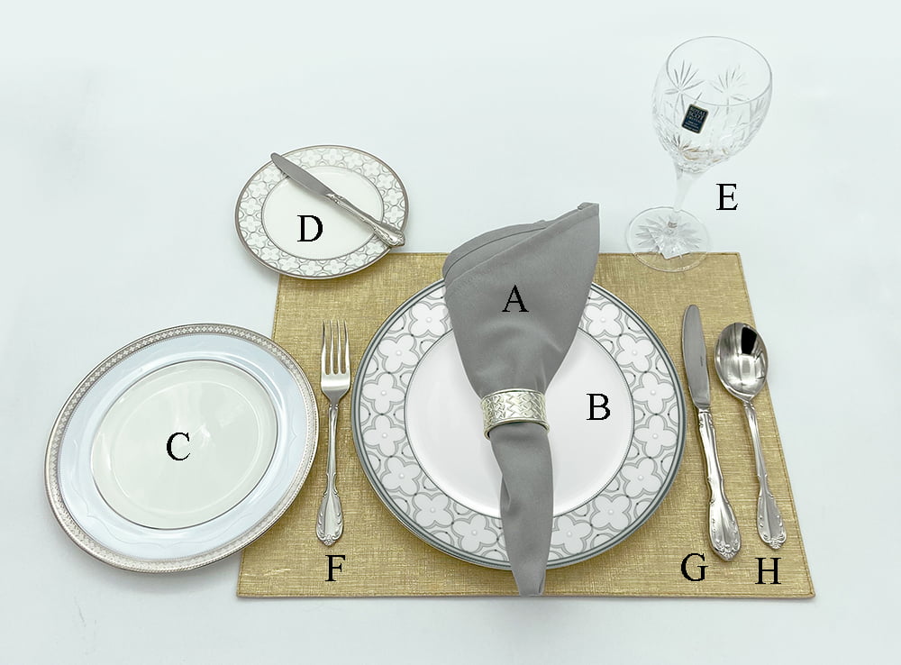 Family table setting best sale