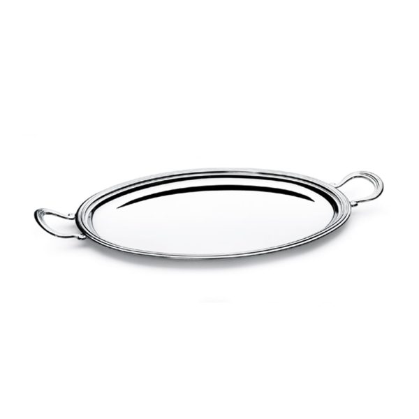 Chinelli English Tray Larissa With Handle - 46 X 37 Cm