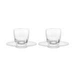 Eisch Sensis Plus - 2 Espresso Set In Gift Box (Clear)