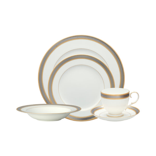 Noritake 47Pcs Dinner & Tea Set for 8 Person – Brilliance