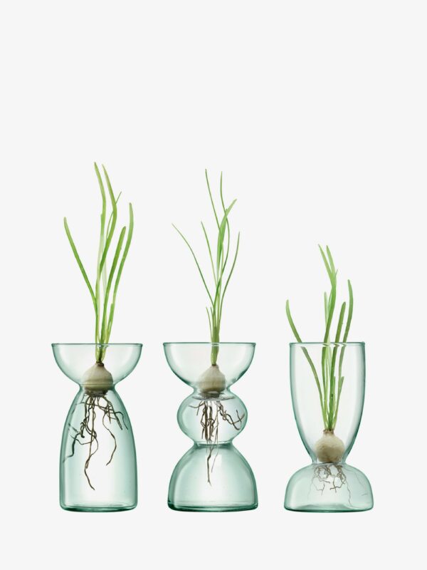 CANOPY TRIO VASE SET H13CM CLEAR - Image 2