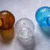 Klimchi Hobnail Collar Vase 18cm (Crystal) - Image 3
