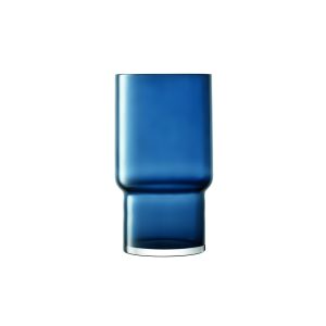 UTILITY VASE/LANTERN H30CM SAPPHIRE