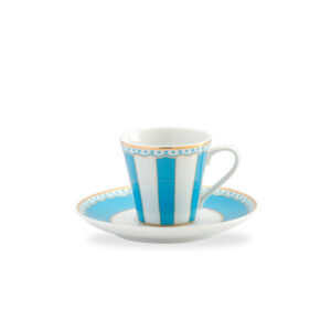 Noritake Carnivale Light Blue Ad (Espresso) Cup And Saucer