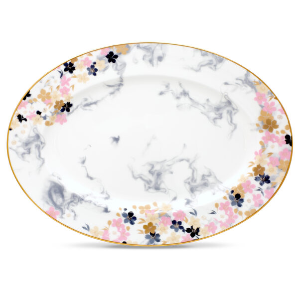 Noritake 96pcs Dinner and Tea Set for 12 Person - Moonlit Blossoms - Image 2