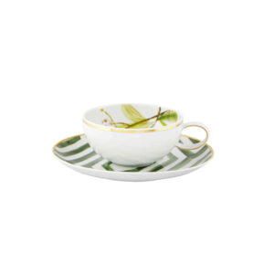 Vista Alegre Teacup and Saucer - Amazonia