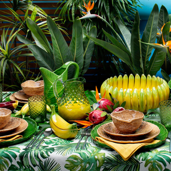 [Pre-order] Bordallo Pinheiro Centerpiece Bananas 38cm - Banana Madeira - Image 3