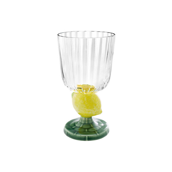 [Pre-order] Bordallo Pinheiro Goblet Orange Stem - Carmen Orange