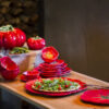Bordallo Pinheiro Pasta Plate 25cm - Tomato - Image 4